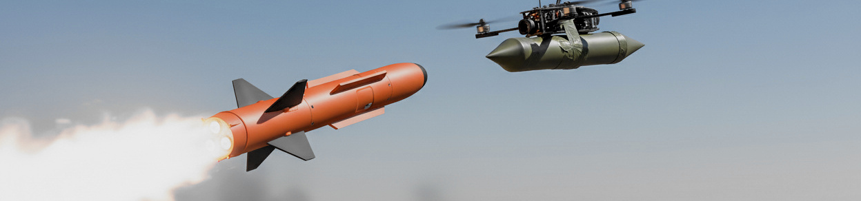 rendering of DroneHammer in action